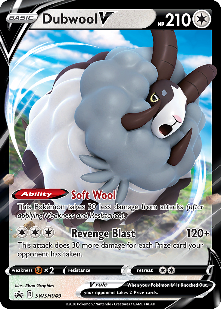 Dubwool V – Sword & Shield Promo SWSH049