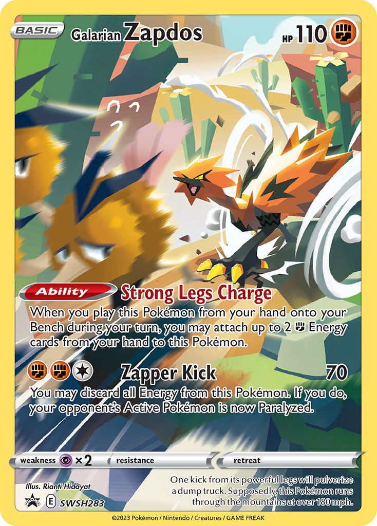 Galarian Zapdos – Sword & Shield Promo SWSH283