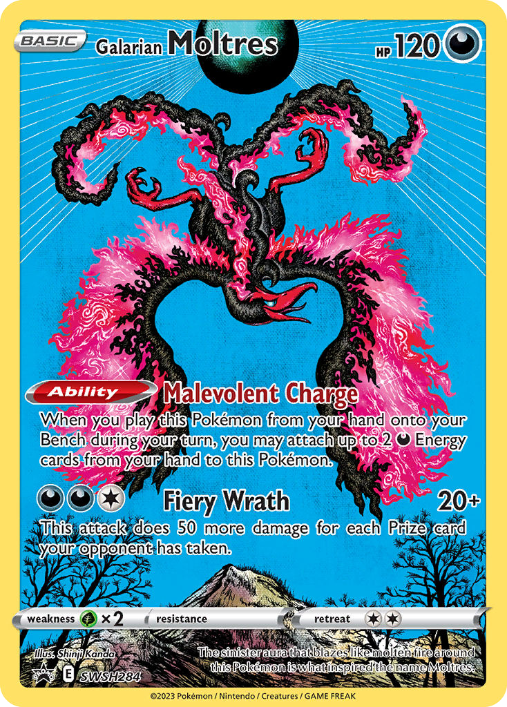 Galarian Moltres – Sword & Shield Promo SWSH284