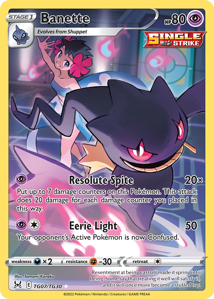 Banette – Lost Origin Trainer Gallery TG07/TG30