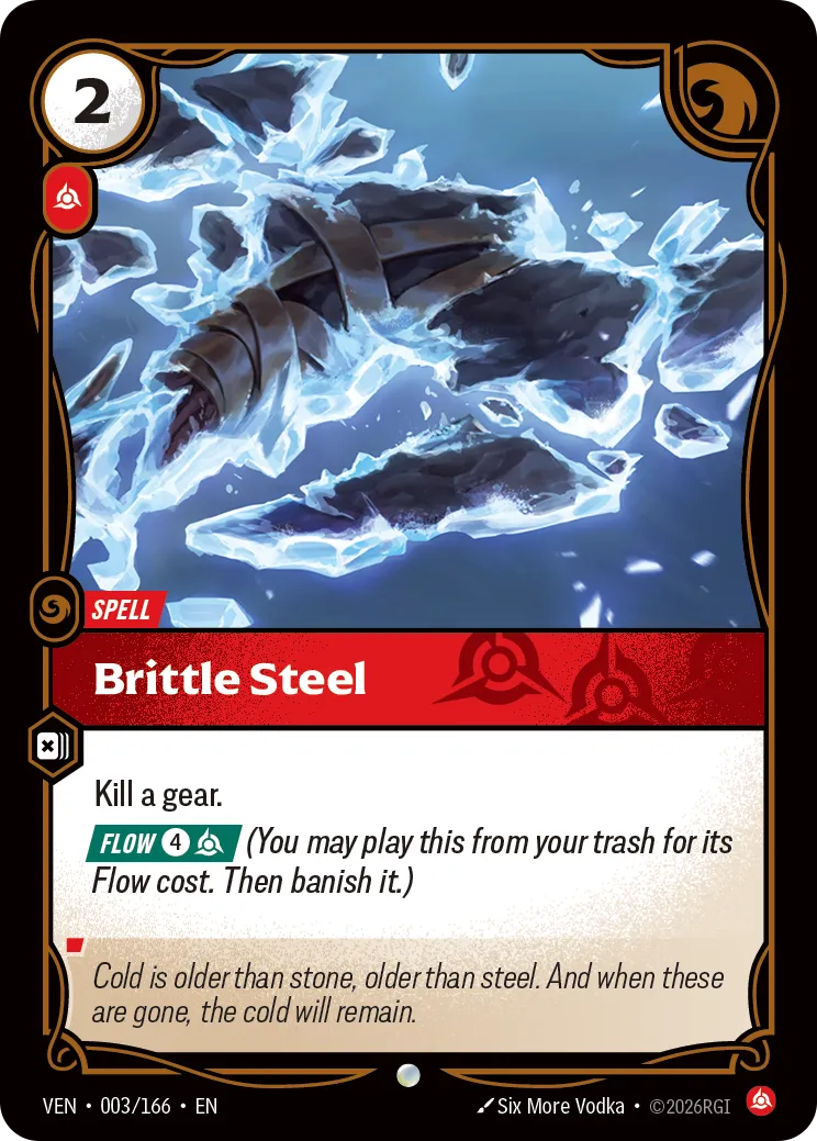 Brittle Steel – Vendetta 003/166