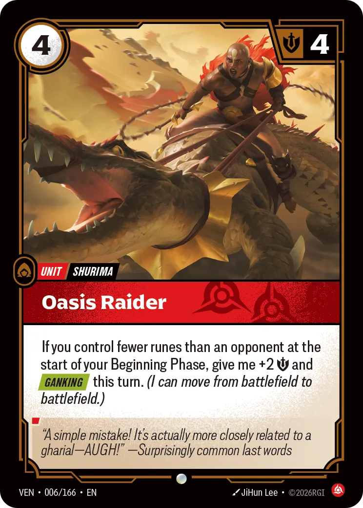 Oasis Raider – Vendetta 006/166