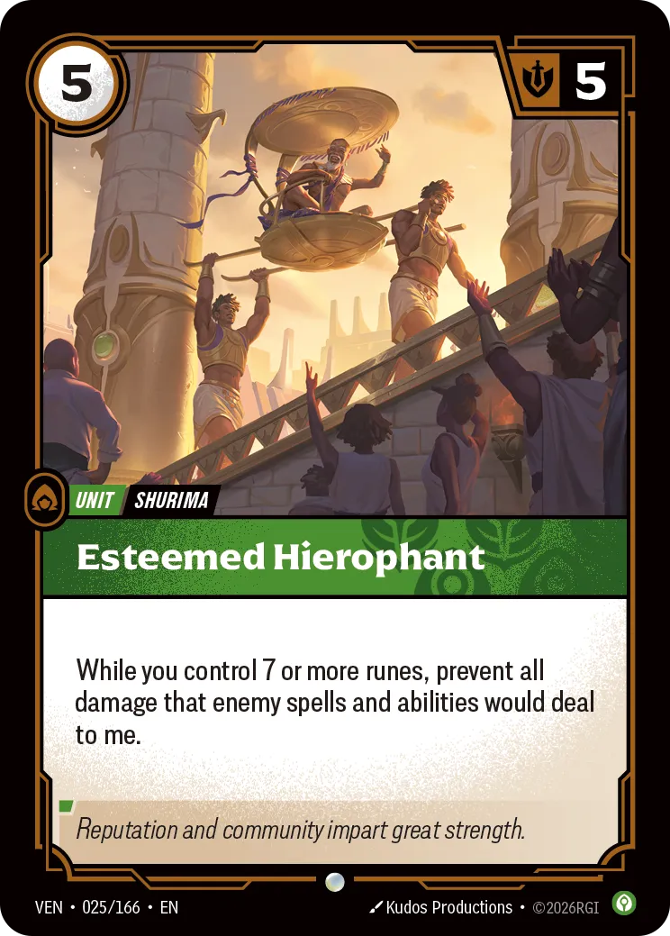 Esteemed Hierophant – Vendetta 025/166