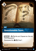 Questionable Tome – Vendetta 054/166