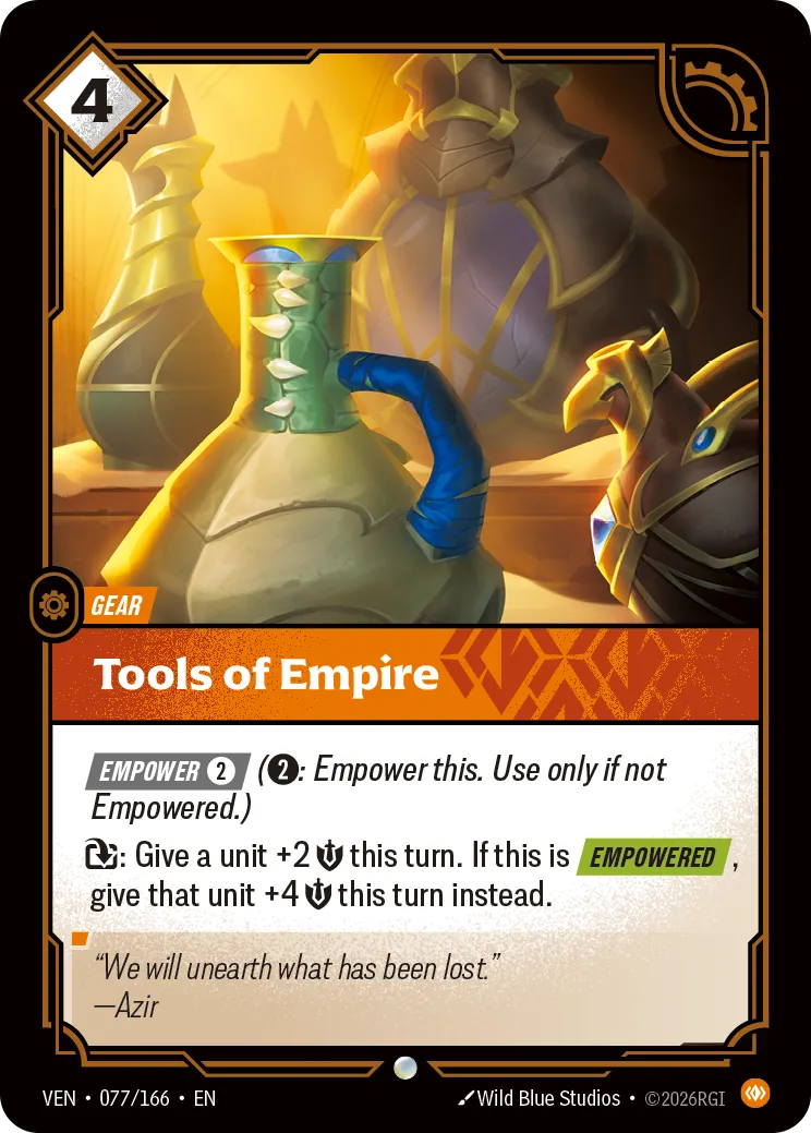 Tools of Empire – Vendetta 077/166