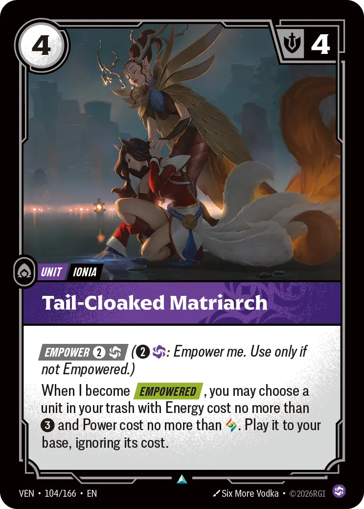 Tail-Cloaked Matriarch – Vendetta 104/166