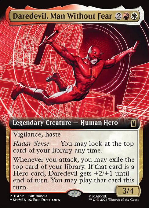Daredevil, Man Without Fear (Extended Art) – Unique and Miscellaneous Promos 432 (Foil)