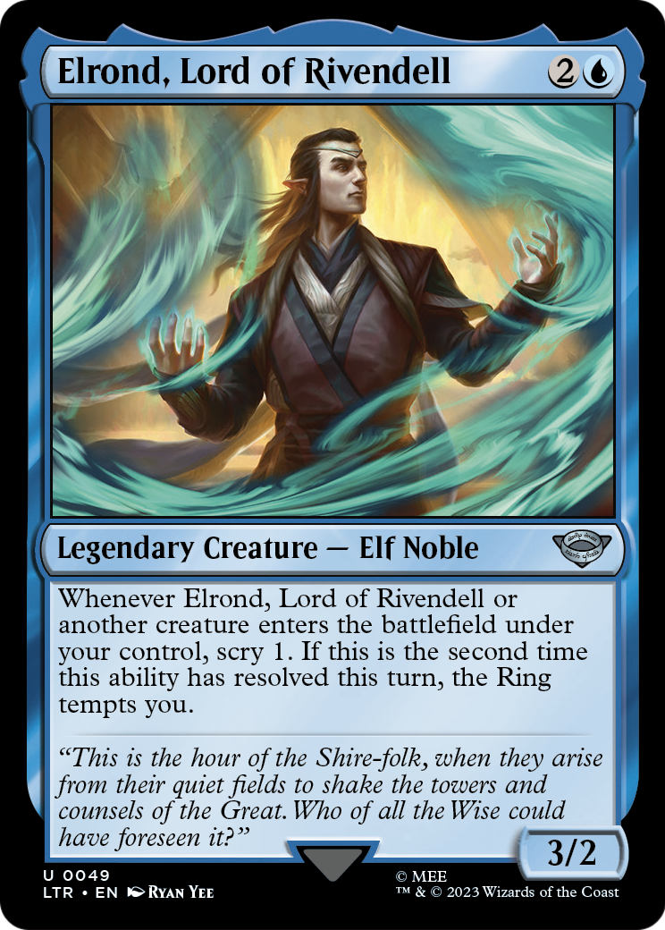 Elrond, Lord of Rivendell – Universes Beyond: The Lord of the Rings: Tales of Middle-earth 49