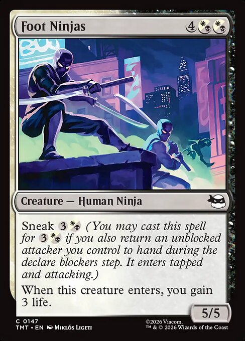 Foot Ninjas – Teenage Mutant Ninja Turtles 147 (Foil)