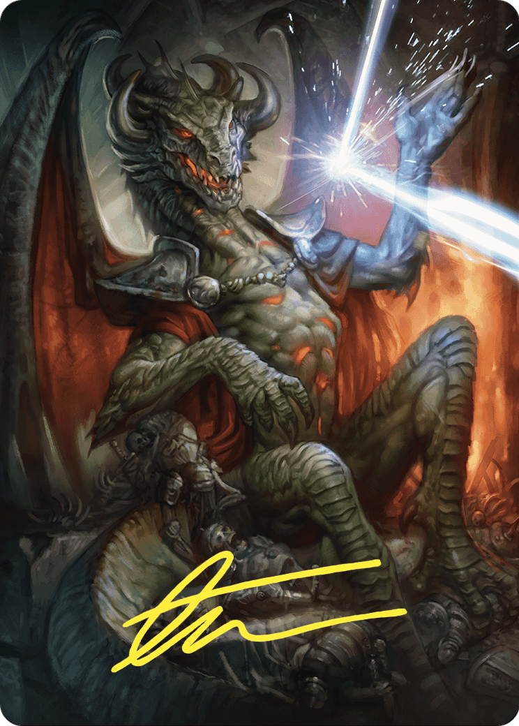 Deflecting Swat Art Card (Gold-Stamped Signature) – Art Series: Commander Masters 66