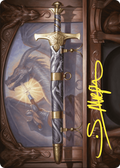 Ancestral Blade Art Card (Gold-Stamped Signature) – Art Series: Commander Masters 1