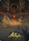 Dread Return Art Card (Gold-Stamped Signature) – Art Series: Commander Masters 36