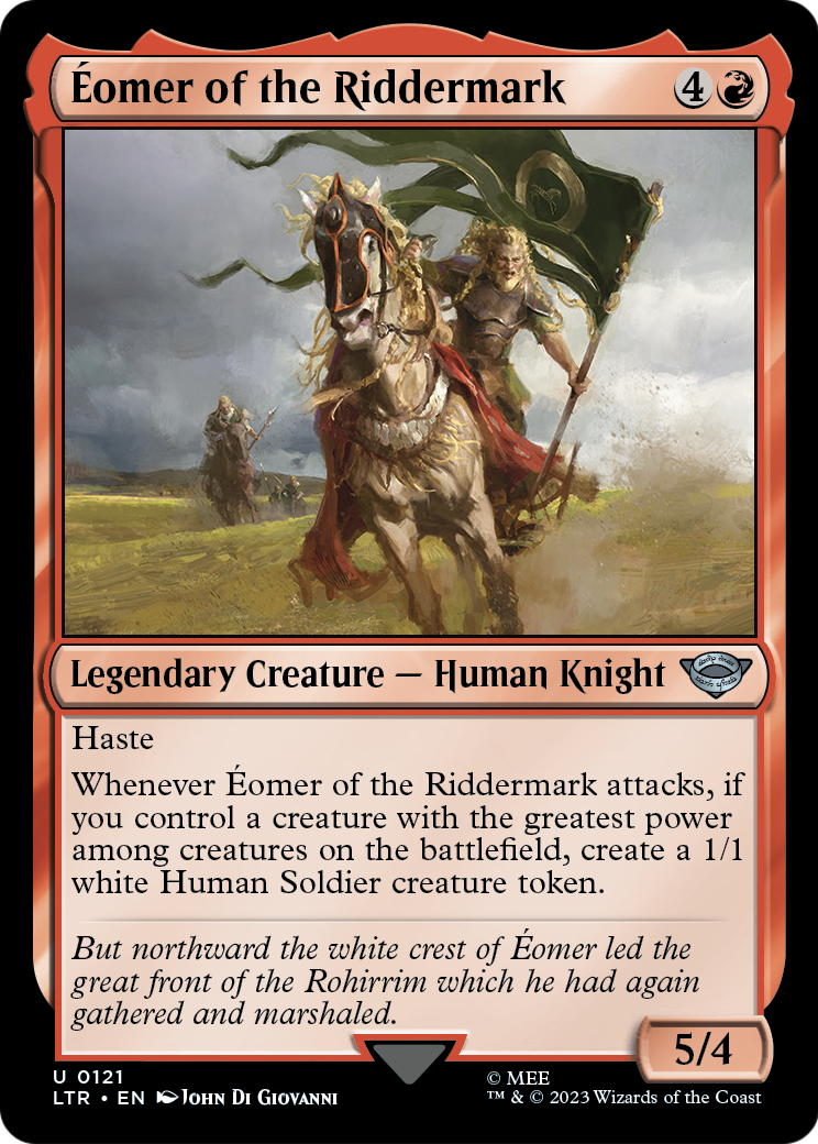 Eomer of the Riddermark – Universes Beyond: The Lord of the Rings: Tales of Middle-earth 121