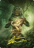 Elvish Mystic Art Card (Gold-Stamped Signature) – Art Series: Commander Masters 41