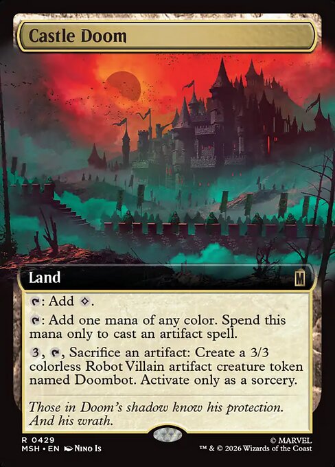 Castle Doom (Extended Art) – Marvel Super Heroes 429 (Foil)
