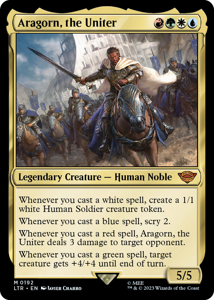 Aragorn, the Uniter – Universes Beyond: The Lord of the Rings: Tales of Middle-earth 192