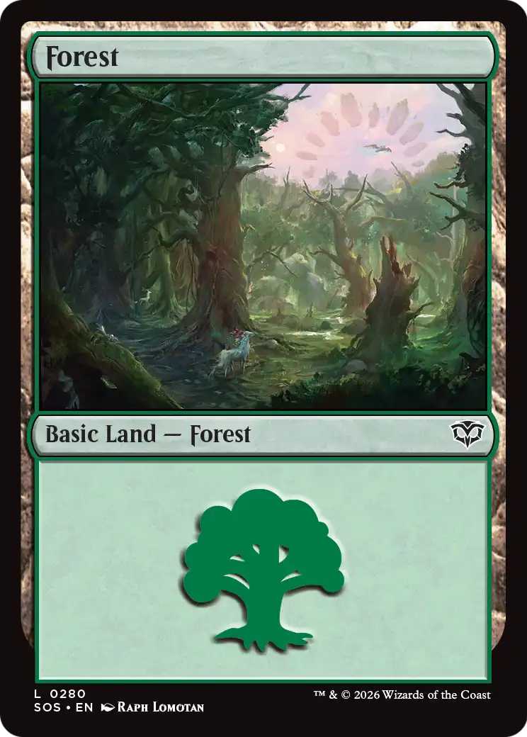 Forest (0280) – Universes Beyond: The Lord of the Rings: Tales of Middle-earth 280