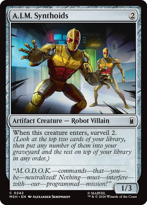 A.I.M. Synthoids – Marvel Super Heroes 242