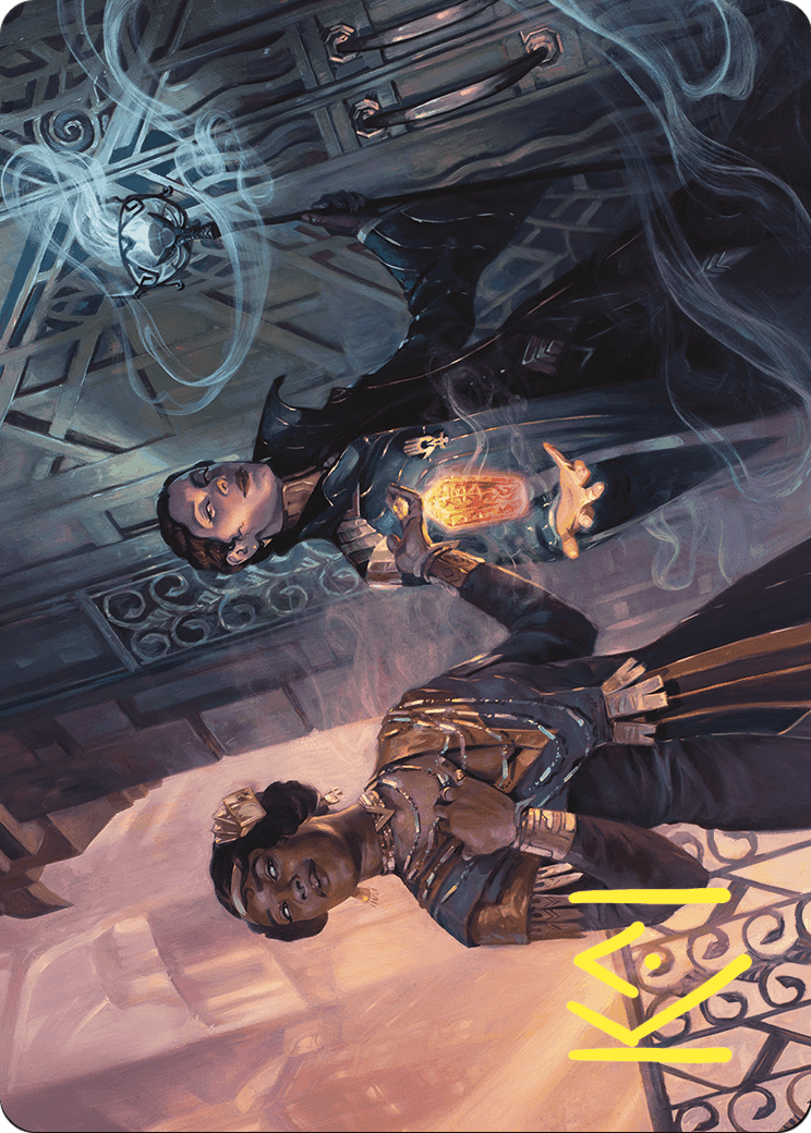 Bribery Art Card (Gold-Stamped Signature) – Art Series: Commander Masters 6