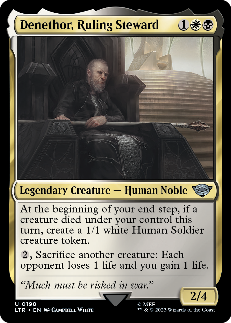 Denethor, Ruling Steward – Universes Beyond: The Lord of the Rings: Tales of Middle-earth 198