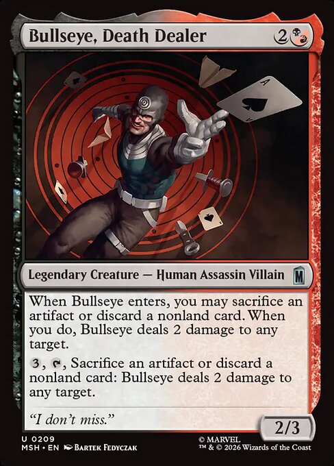 Bullseye, Death Dealer – Marvel Super Heroes 209